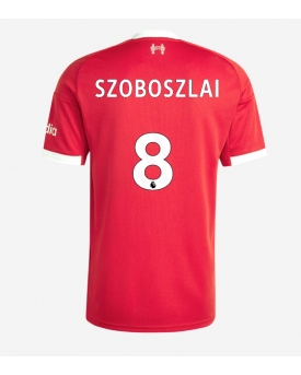 Liverpool Dominik Szoboszlai #8 Maglia Gara Casa Repliche 2025-26 Maniche Corte